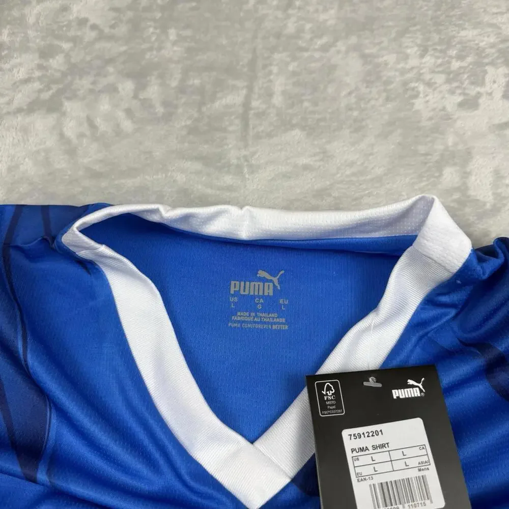 2024 Puma Al Hilal Home Football Shirt Men L Saudi Pro League Jersey Blue Arabic - Picture 7 of 10